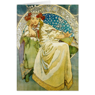 Alphonse Mucha Princess Hyacinth Art Nouveau