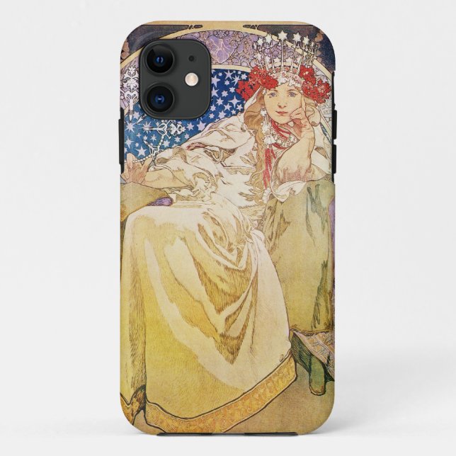 Alphonse Mucha Princess Hyacinth iPhone 5 Case (Back)