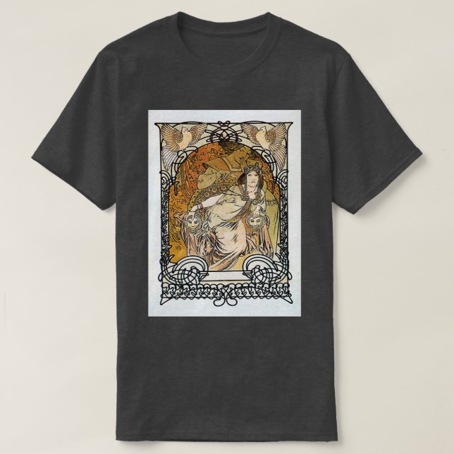 Alphonse Mucha Princesse de Tripoli T-Shirt (Design Front)