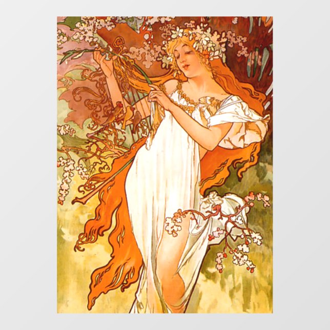 Alphonse Mucha Spring (Sheet)