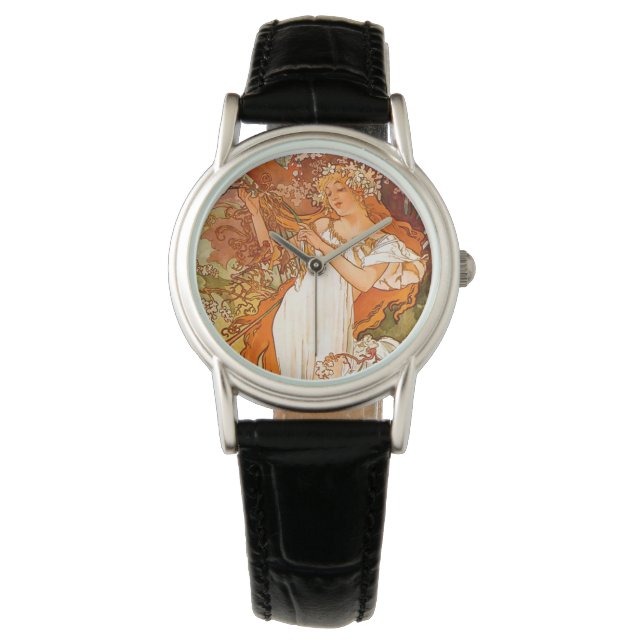 Alphonse Mucha Spring Watch (Front)