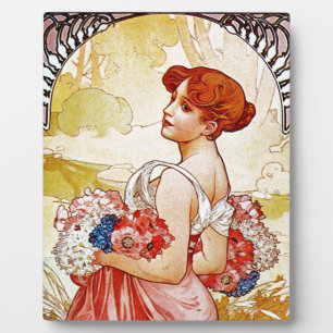 Alphonse Mucha Summer Plaque