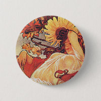 Alphonse Mucha Sunflower