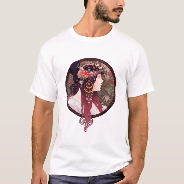 Alphonse Mucha T-Shirt (Front)