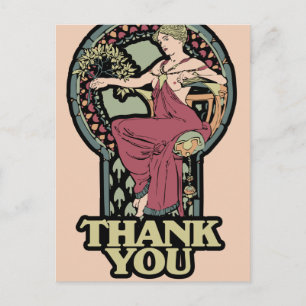 Alphonse Mucha Thank you Cards