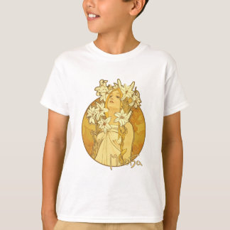 Alphonse Mucha - The Flowers T-Shirt