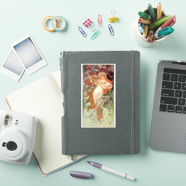 Alphonse Mucha, The Seasons (1896) Spring (iPad Cover)