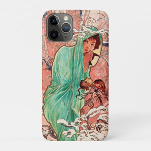 Alphonse Mucha, The Seasons, Winter (1896)  iPhone 11 Pro Case