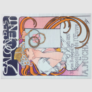 Alphonse Mucha Tissue Paper