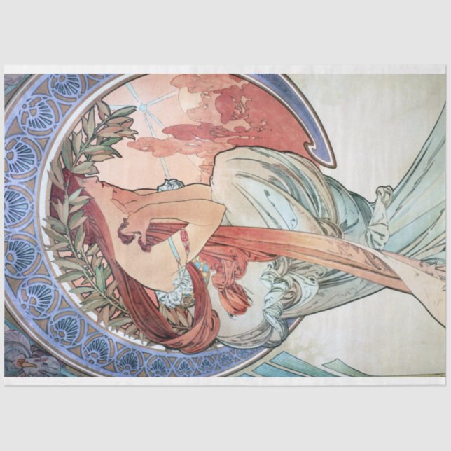 Alphonse Mucha Tissue Paper (Front)