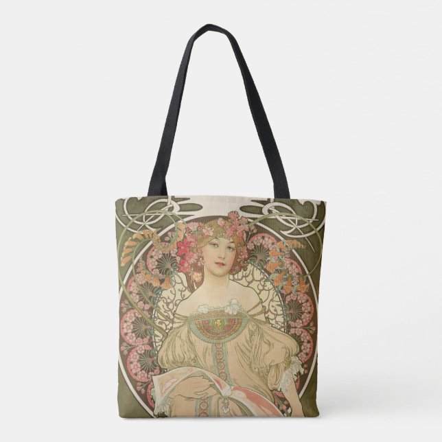 Alphonse Mucha Tote Bag (Back)