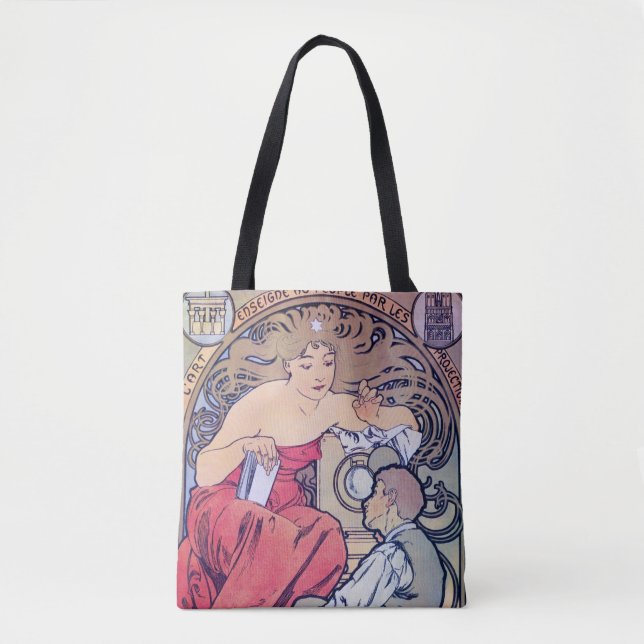 Alphonse Mucha Tote Bag (Front)