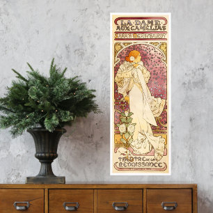 Alphonse Mucha vintage poster wall art