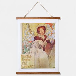 Alphonse Mucha wall art hanging tapestry 