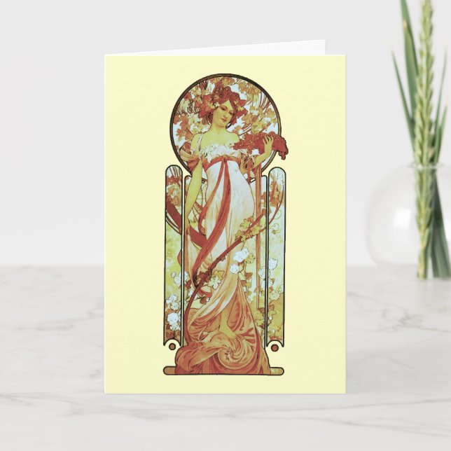 Alphonse Mucha - White Star Card (Front)