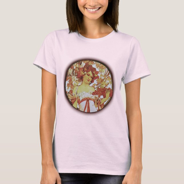 Alphonse Mucha - White Star T-Shirt (Front)
