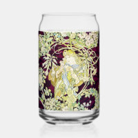 Alphonse Mucha Woman with Daisy Art Nouveau Art