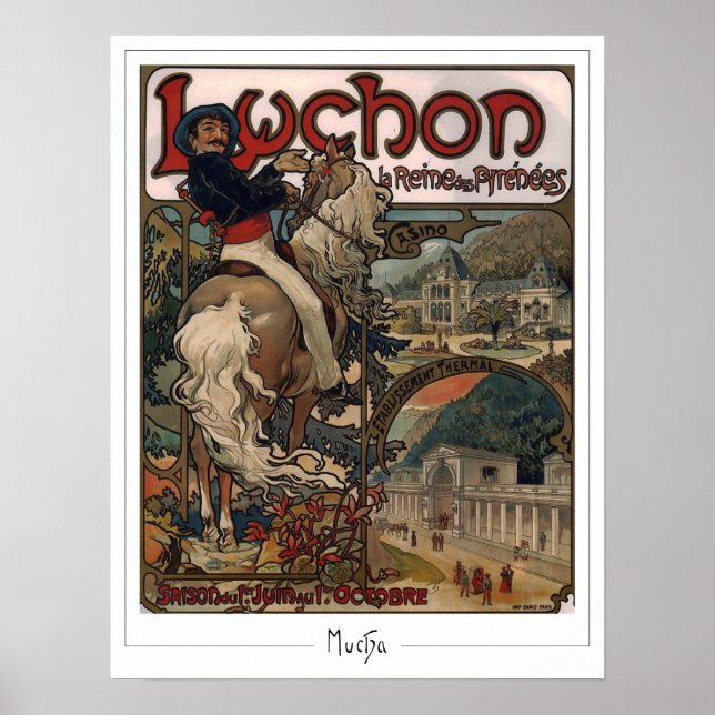 Alphonse Mucha Zedign Art Poster #117 (Front)