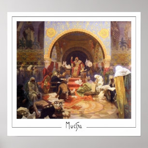 Alphonse Mucha Zedign Art Poster #150