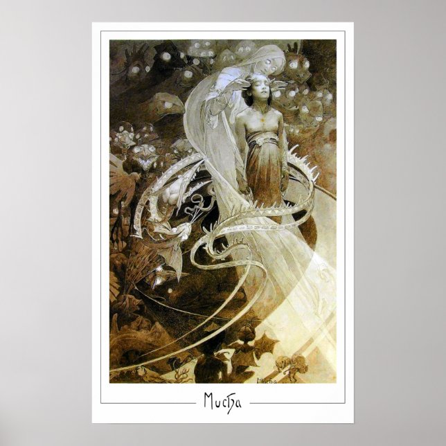 Alphonse Mucha Zedign Art Poster #171 (Front)