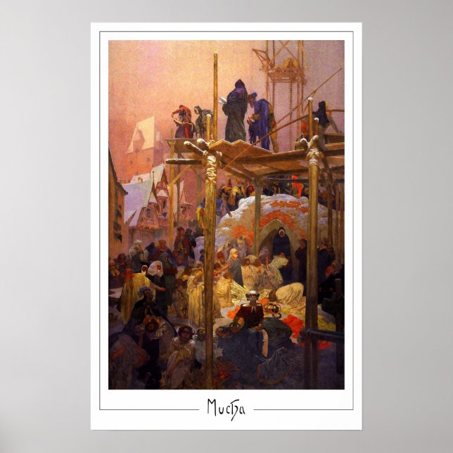 Alphonse Mucha Zedign Art Poster #187 (Front)