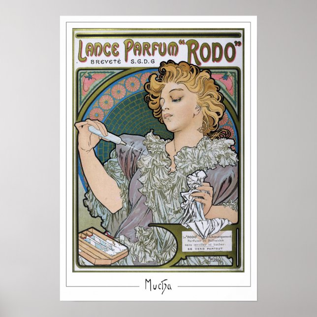 Alphonse Mucha Zedign Art Poster #2 (Front)