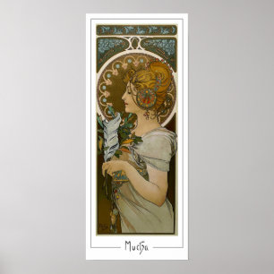Alphonse Mucha Zedign Art Poster #260
