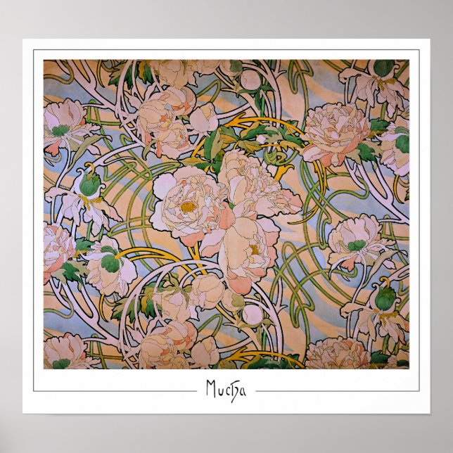 Alphonse Mucha Zedign Art Poster #3 (Front)