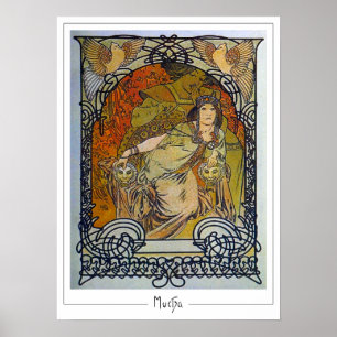Alphonse Mucha Zedign Art Poster #300