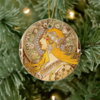 Alphonse Mucha Zodiac Art Nouveau Vintage Decor
