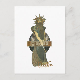 Alphonse Muchas Medee (1898) Postcard