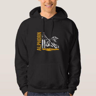 Alphorn Natural Horn Switzerland Hoodie