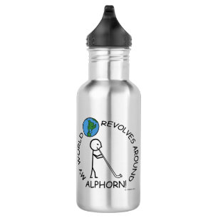Alphorn - World Revolves Around 532 Ml Water Bottle