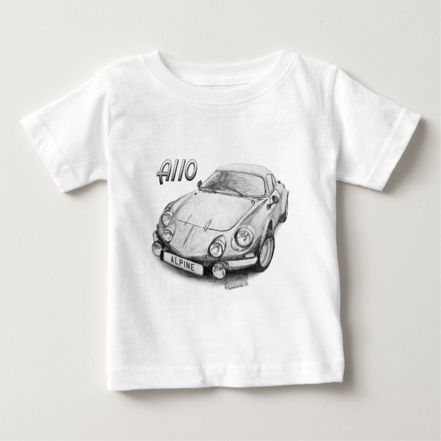 Alpine A110 Baby T-Shirt (Front)