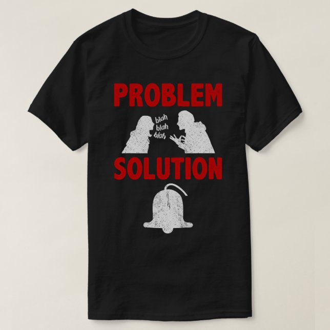 Alpine Bell Music Musician Problem Solution Hobby T-Shirt (Design Front)