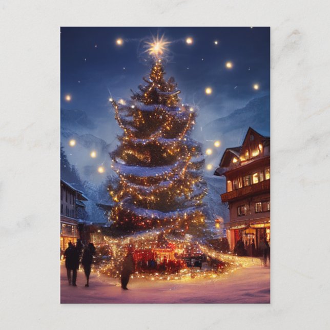 Alpine Christmas  Postcard (Front)