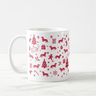 Alpine Dachsbracke Christmas Design Coffee Mug