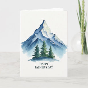 Alpine Fathers Day Scene Card