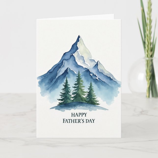 Alpine Fathers Day Scene Card (Front)