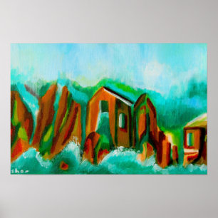 Alpine Flood Poster