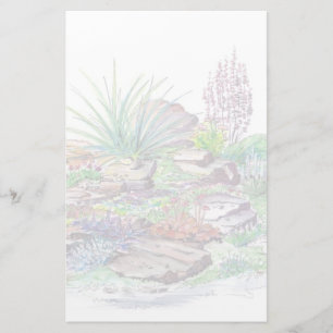 Alpine Garden Landscaping Stationery