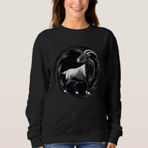 Alpine Goat Animal Wildlife Alpine Goats Sweatshirt