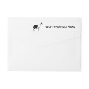 Alpine Goat Your Farm Name Wrap Around Label