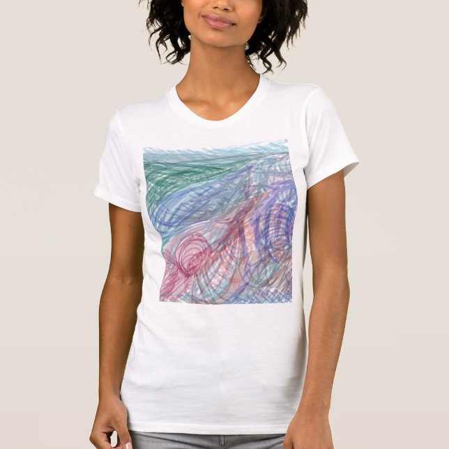 Alpine Heights Abstract Doodle T-Shirt (Front)