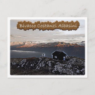 alpine hut Bivacco Costanzi Albasini - Dolomiti Postcard