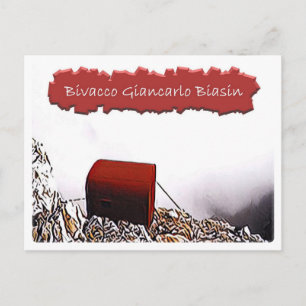 alpine hut Bivacco Giancarlo Biasin - Dolomiti - Postcard