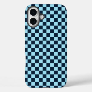 Alpine ice checkerboard pattern iPhone 16 plus case