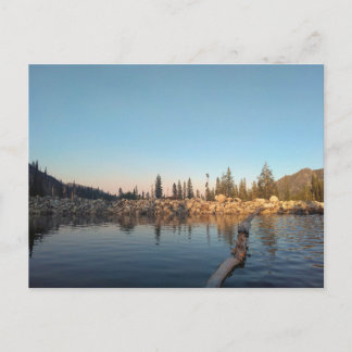 Alpine Lake, Rocky Shore Postcard