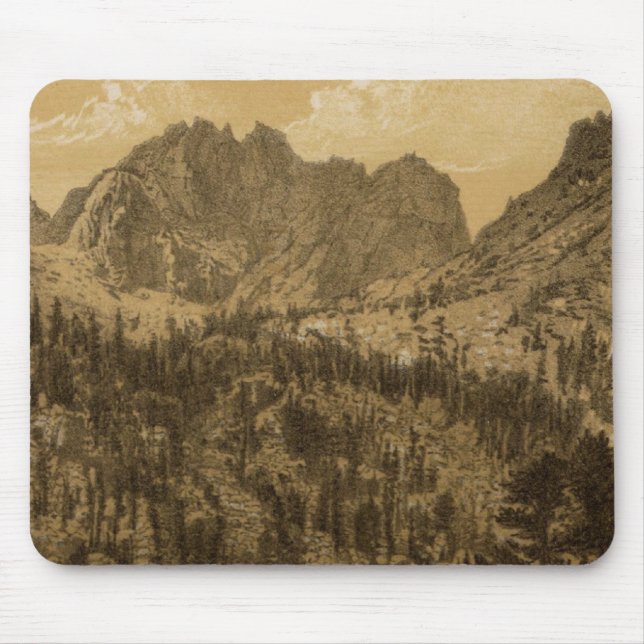 Alpine Lake, Sierra Nevada Mouse Pad (Front)