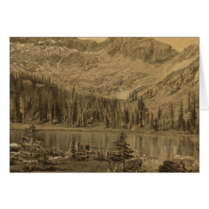 Alpine Lake, summit of Cerro Blanco